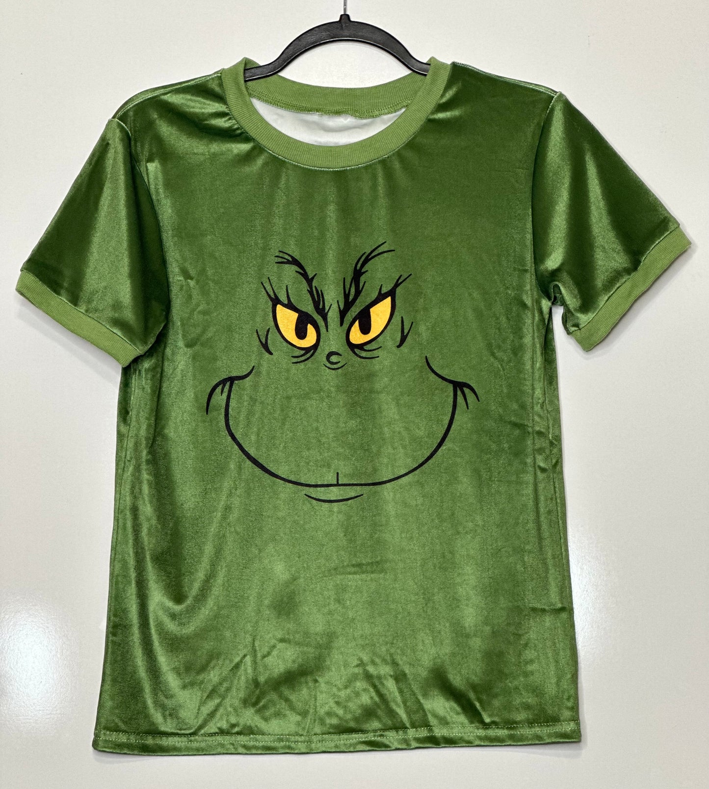 Grinch & Glam Velour Top