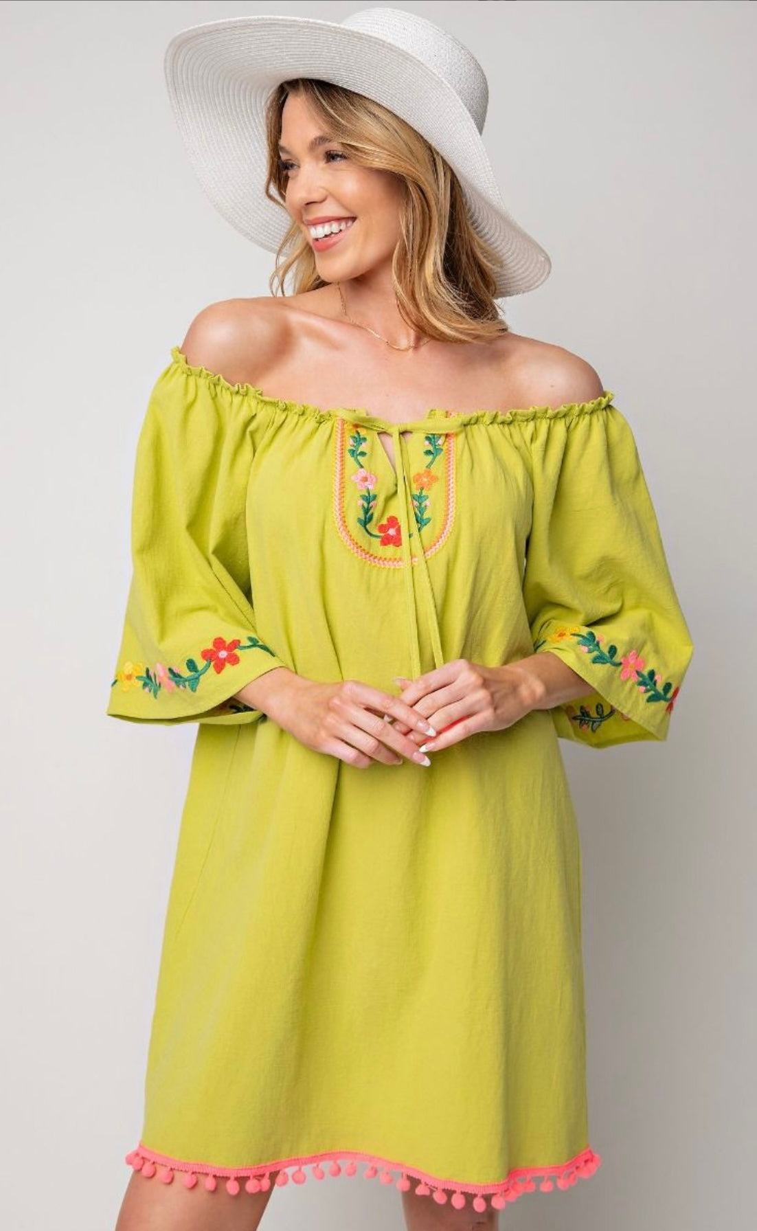 Pom Pom Paloma Short Dress