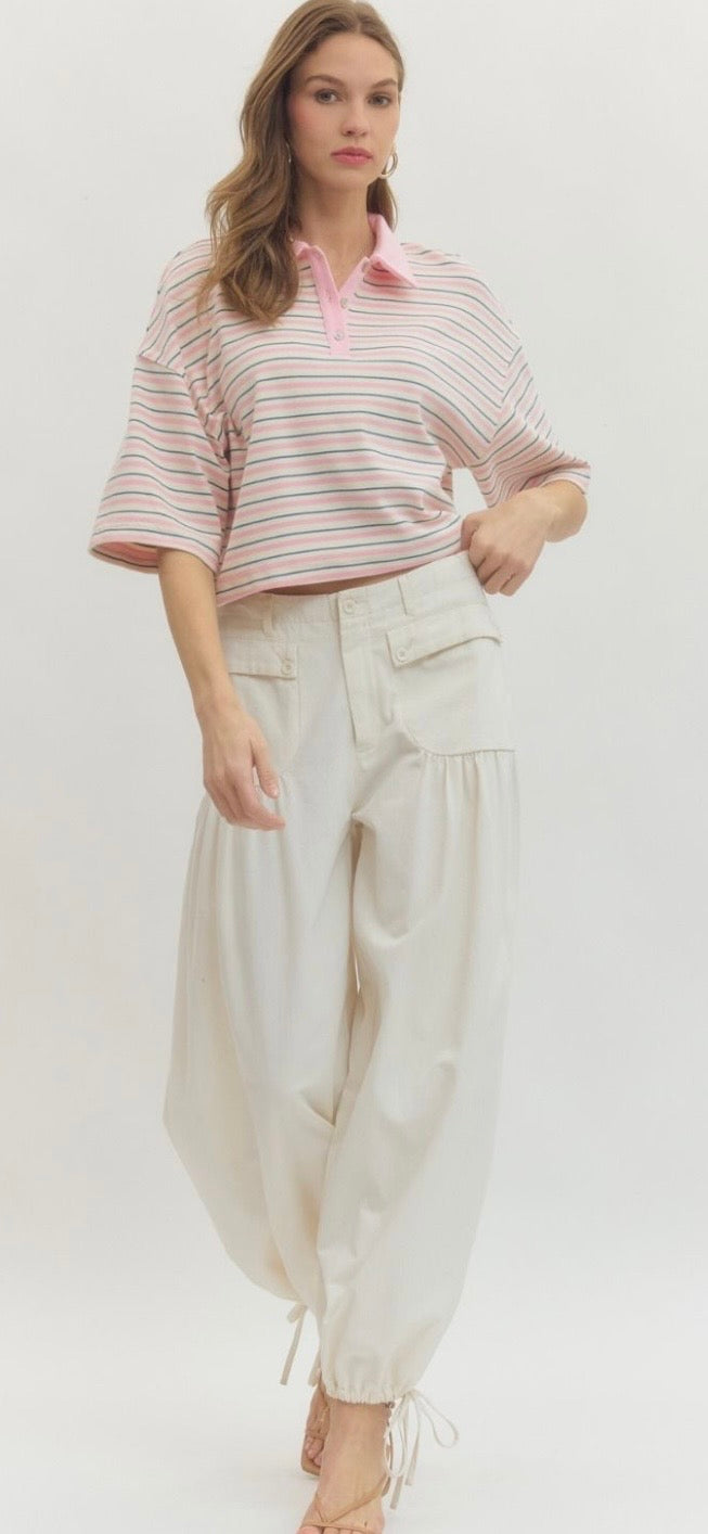 Sweet Tea & Stripes top