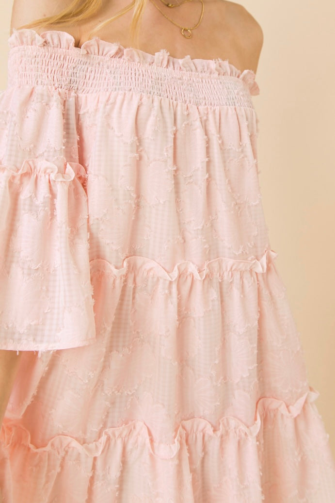 Blush Whimsy Short Dress