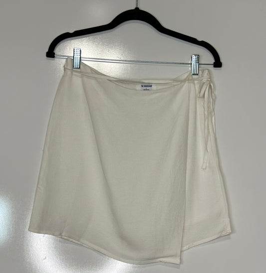 Its A Wrap- Wrap Linen Mini Skirt