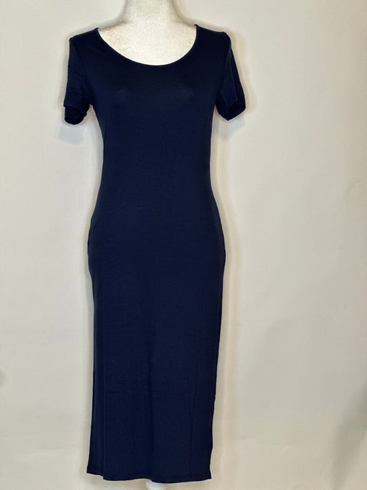 Midnight Allure Slim Fitting Maxi Dress