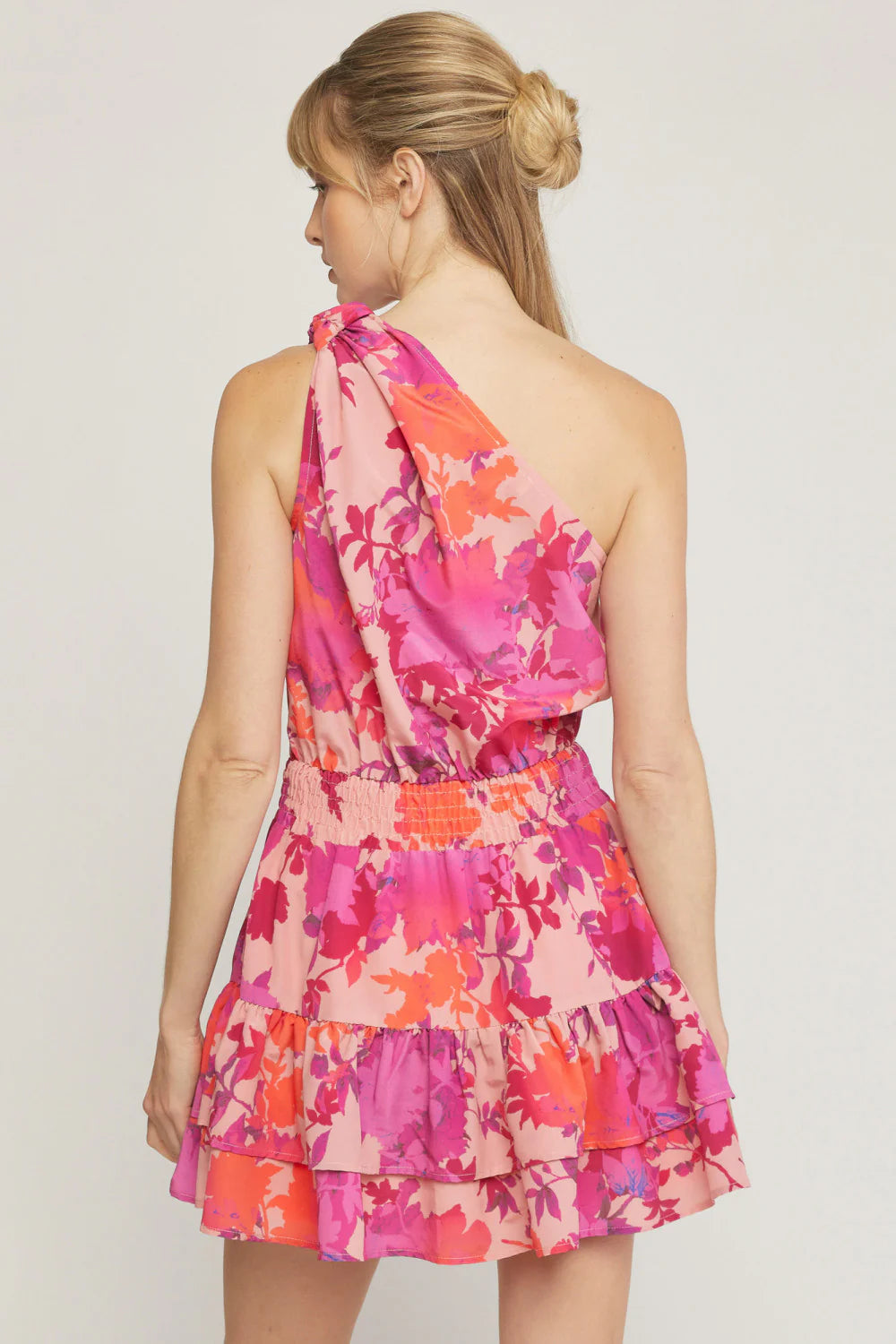 Botanical Blooms Mini Dress