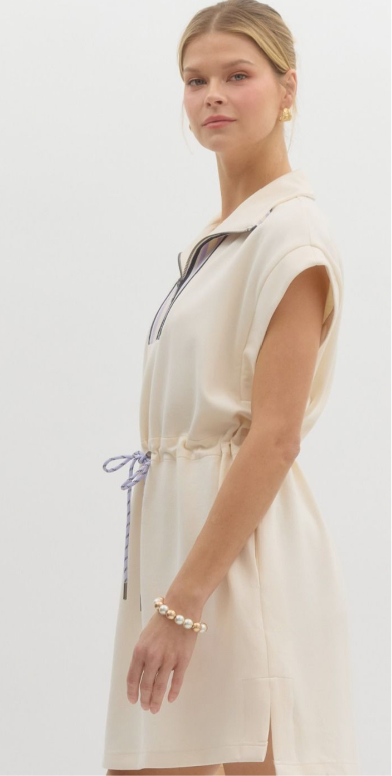 Zip Me to Capri Mini Dress