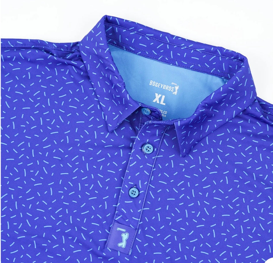 Men's Blue Niblets Golf Polo
