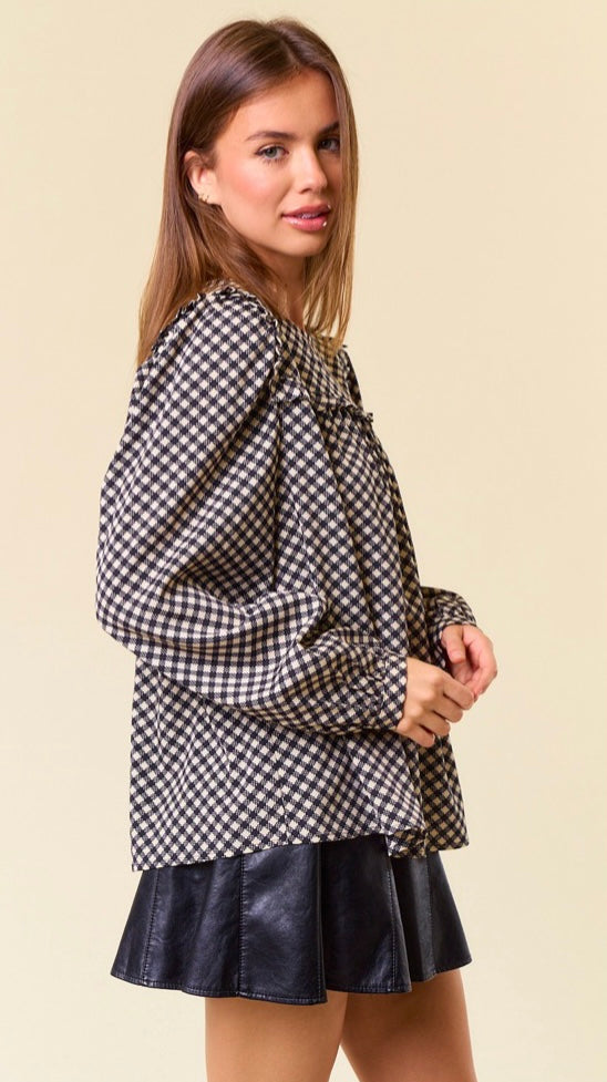 Plaid Perfection Blouse