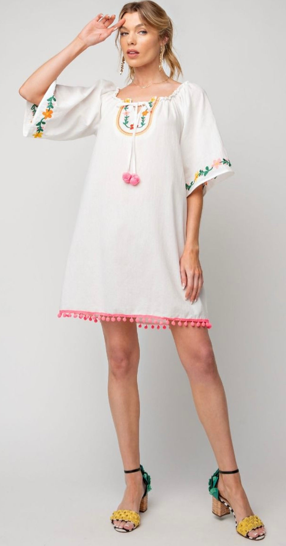 Pom Pom Paloma Short Dress