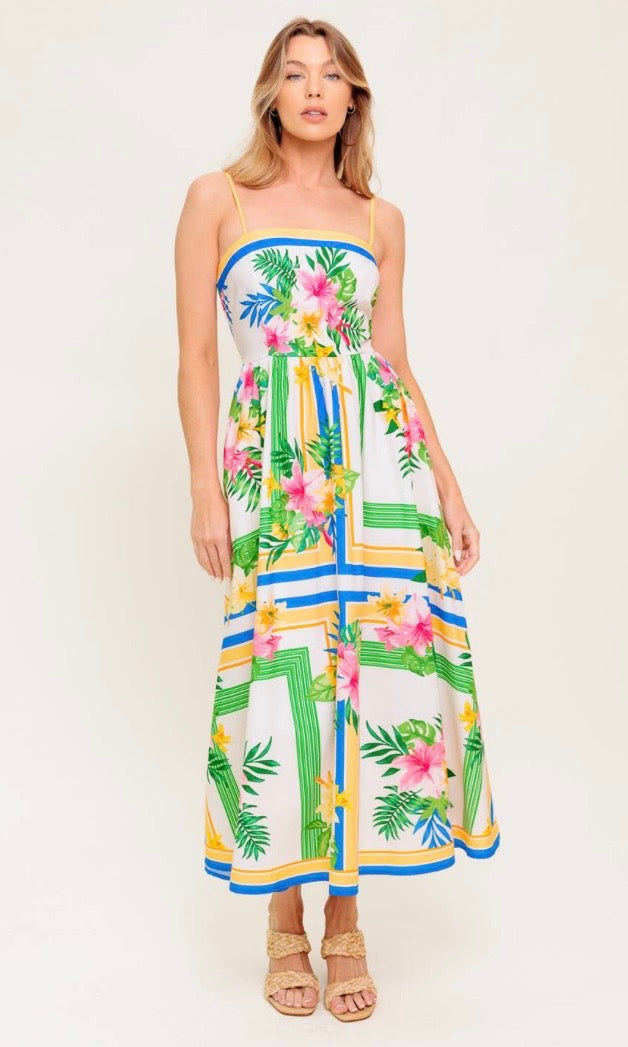 Tropical Daydream Midi Dress