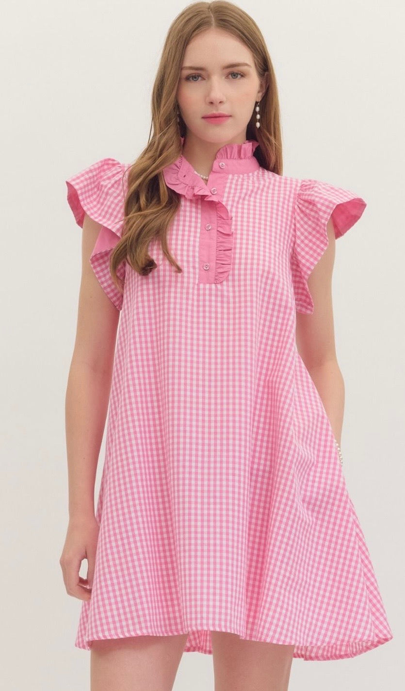 Pink Porch Swing Mini Dress