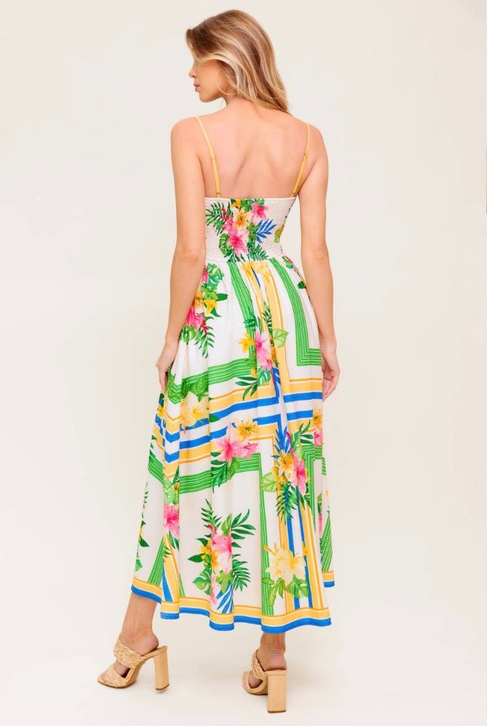 Tropical Daydream Midi Dress
