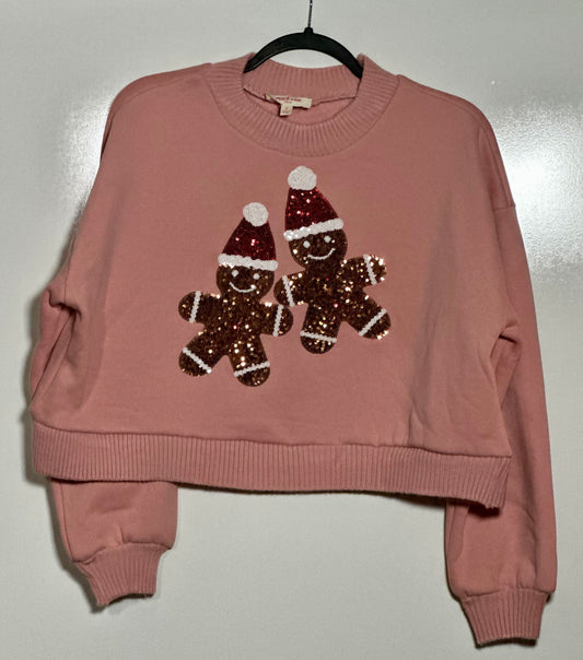 Spiced Melon Cozy Crop Sweater