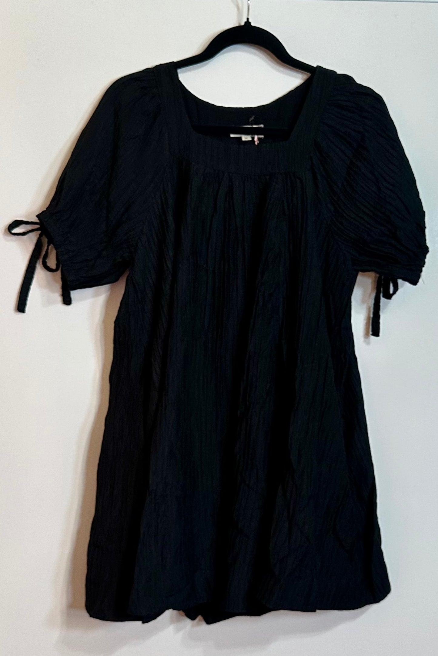 Midnight Pleats Mini Dress