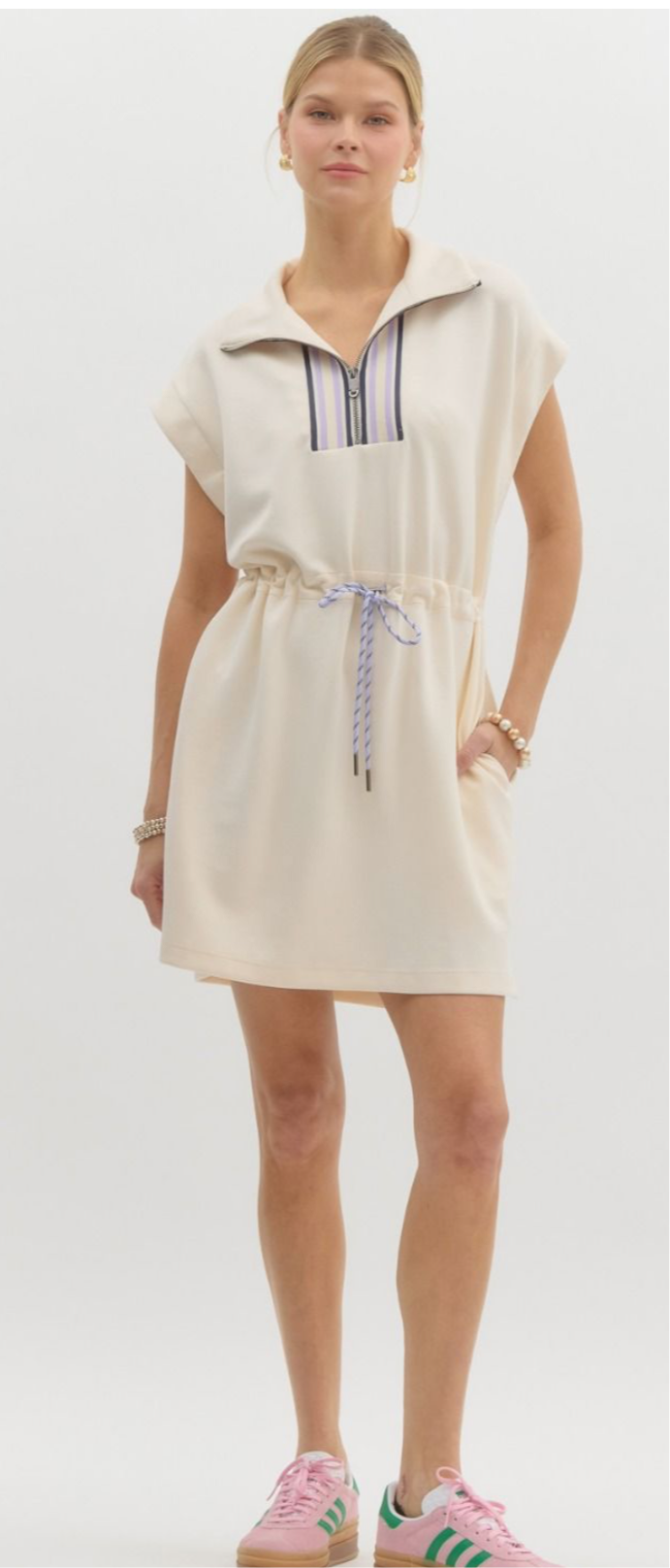 Zip Me to Capri Mini Dress