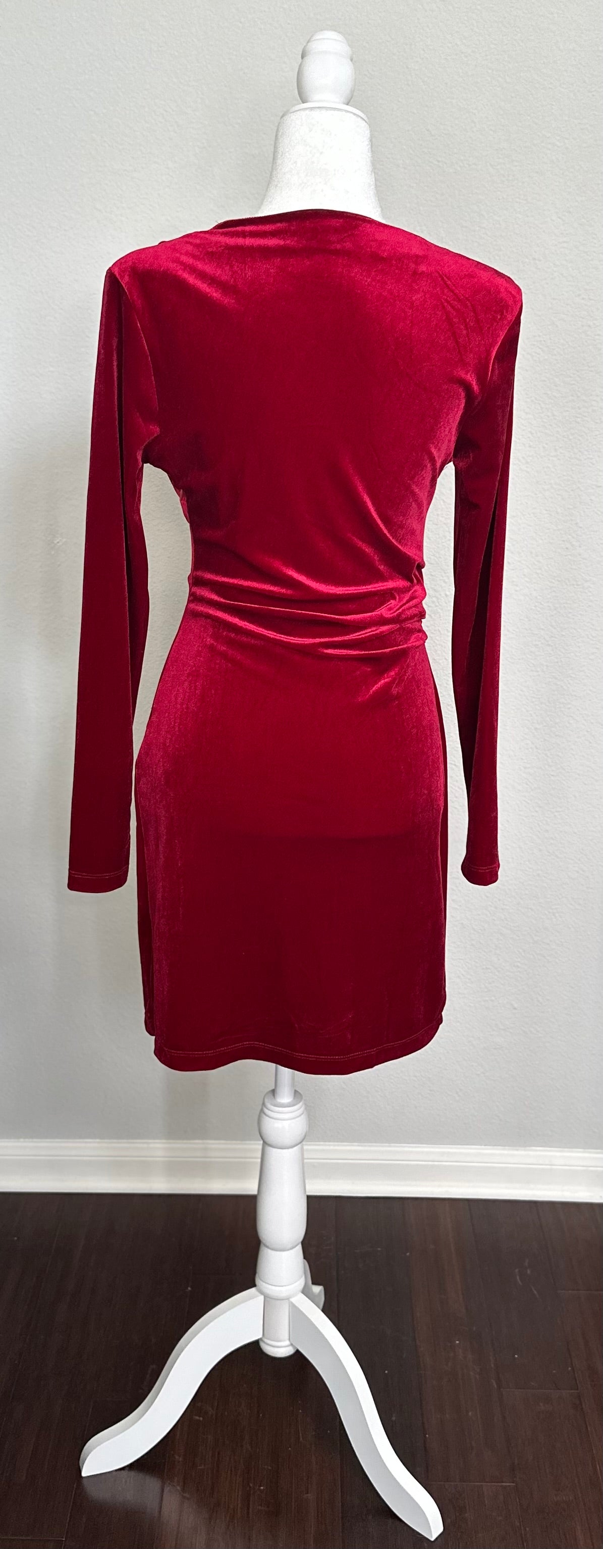 Velvet Elegance Mini Dress