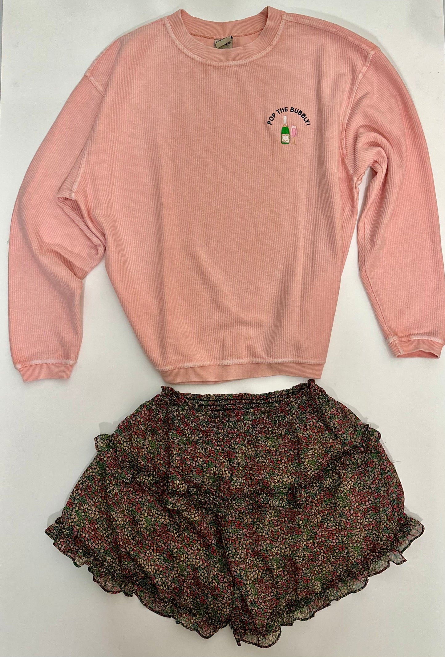 Peachy PoP The Bubbly Long Sleeve Comfy Shirt