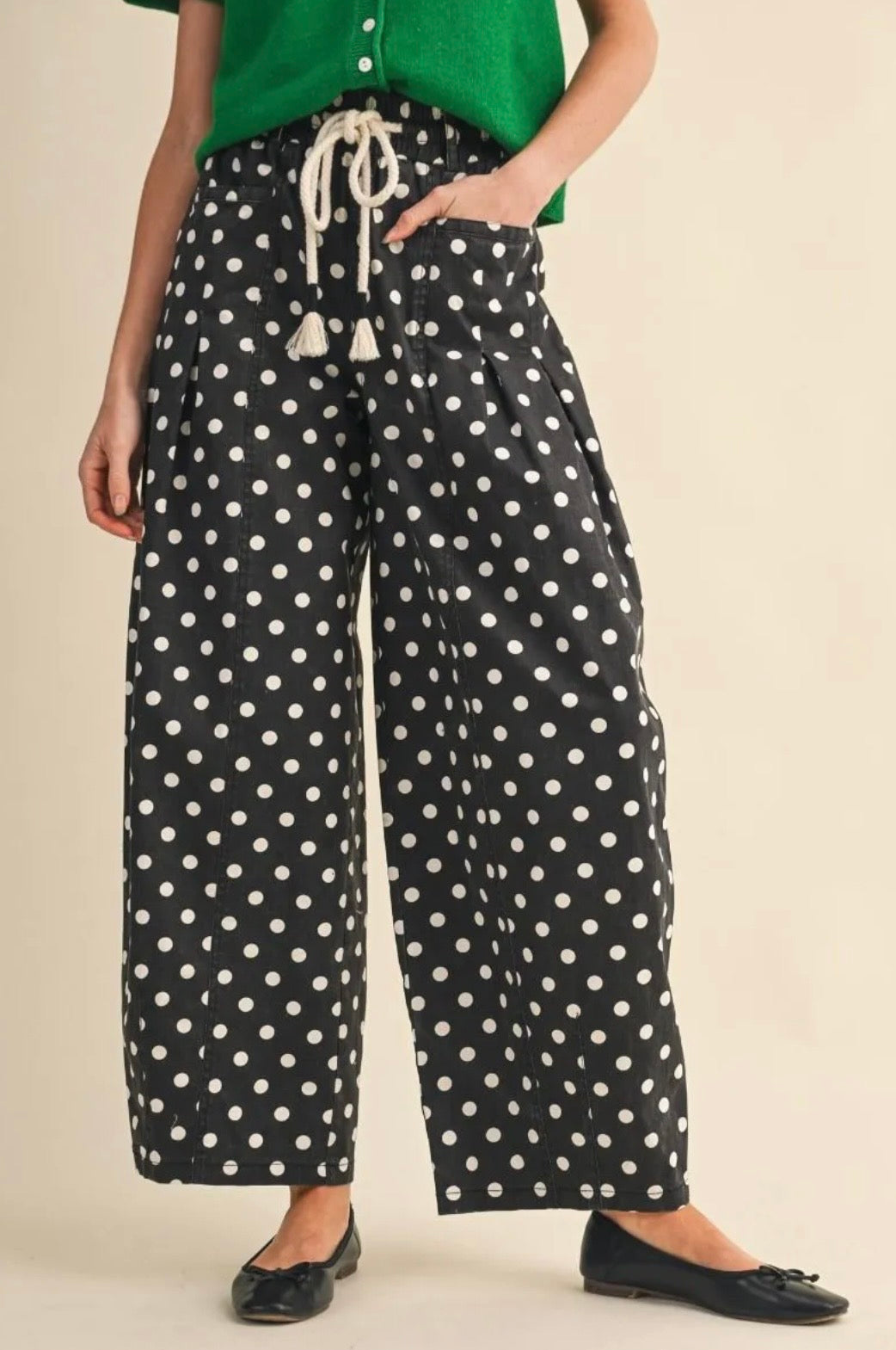 Dot Your Style Barrel Pants