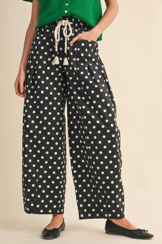Dot Your Style Barrel Pants