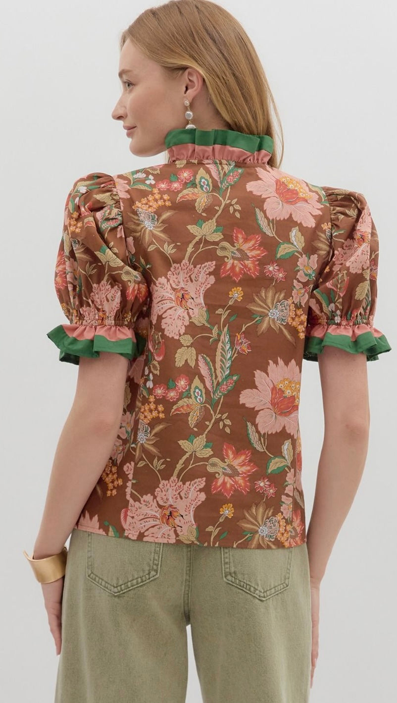 Color Kissed Blossom Top