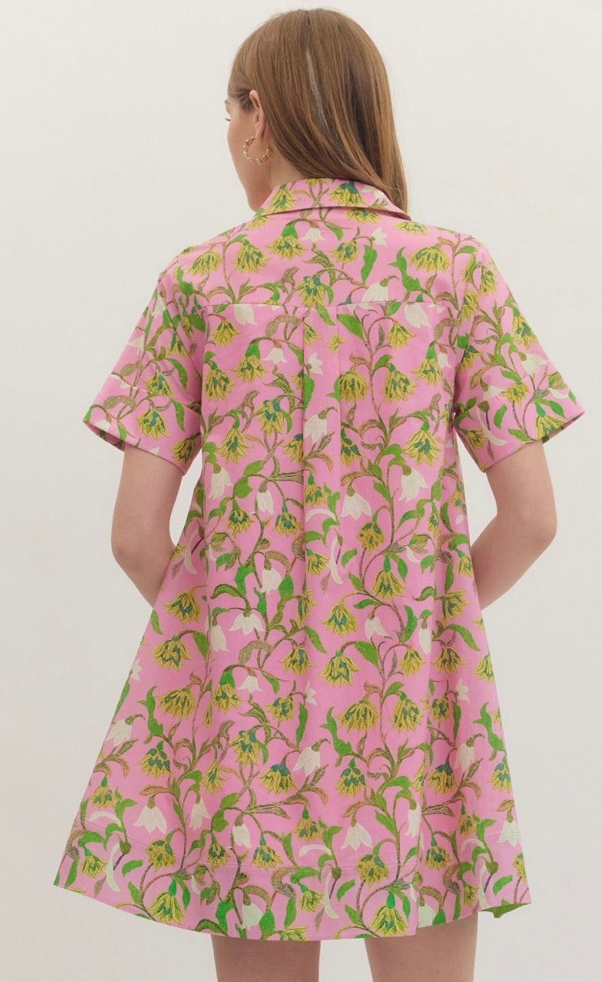 Petals and Prosecco Mini Dress