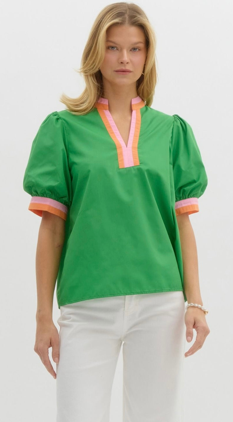 Emerald Pop Top