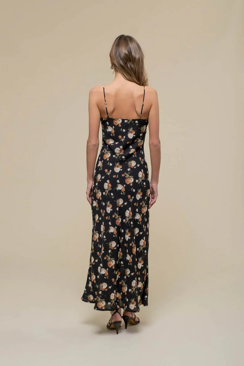 Floral Sweetheart Midi Dress