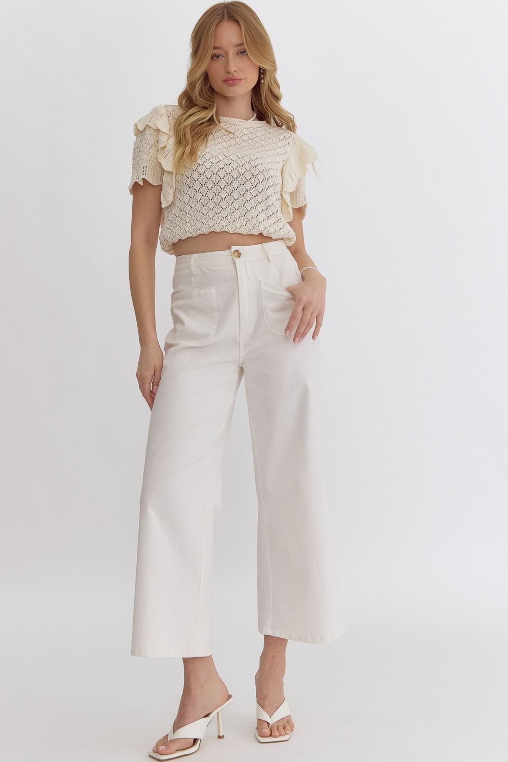 High Waisted Wide Leg Pants