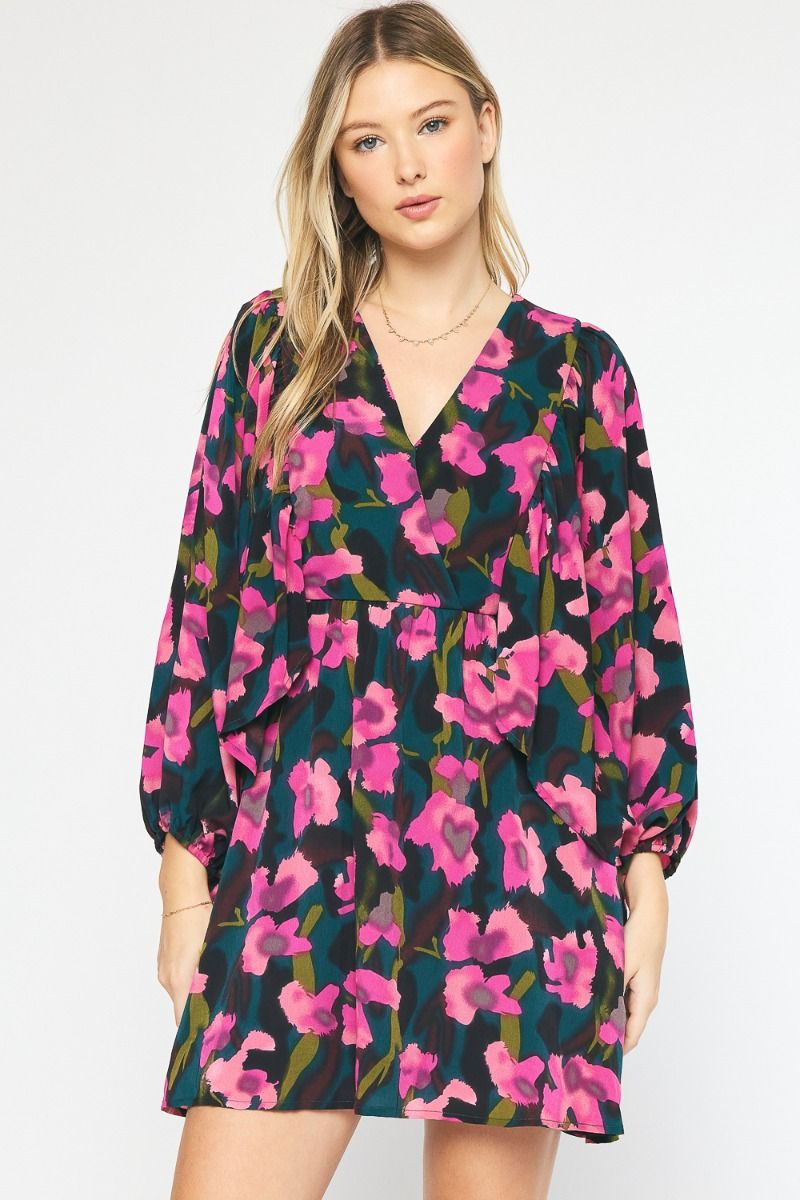 Lily Pad Long Sleeve Dress