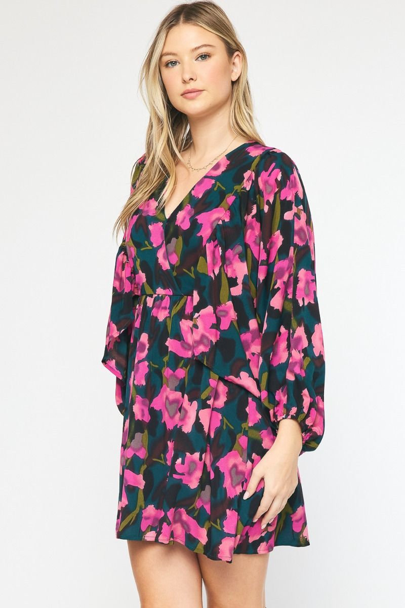 Lily Pad Long Sleeve Dress