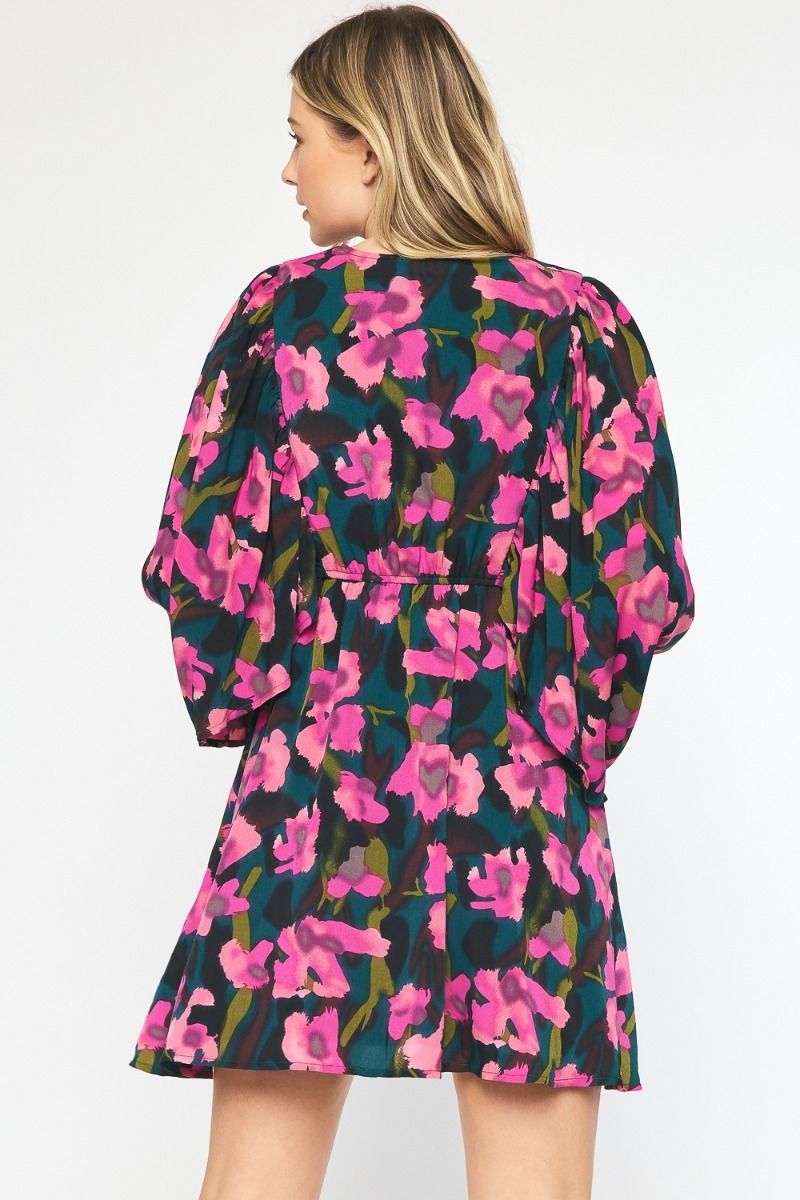 Lily Pad Long Sleeve Dress