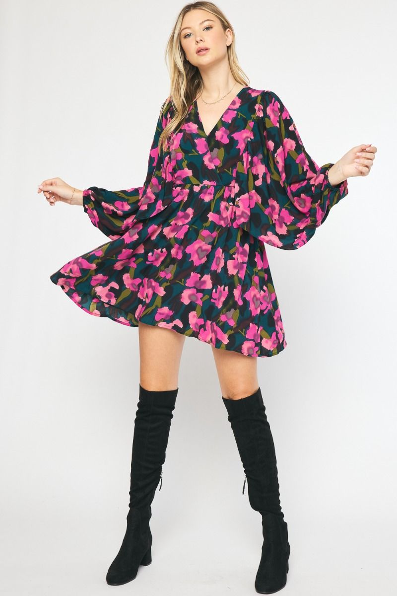 Lily Pad Long Sleeve Dress