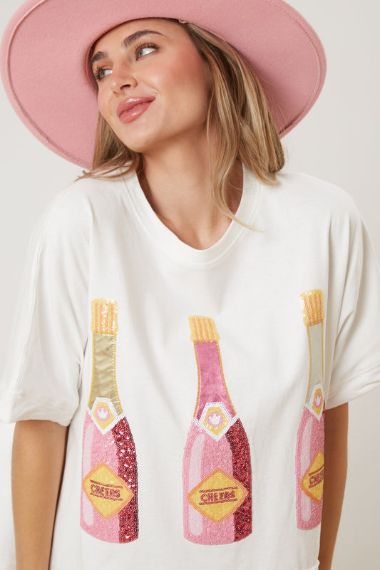 Prosecco Party Oversized Tee