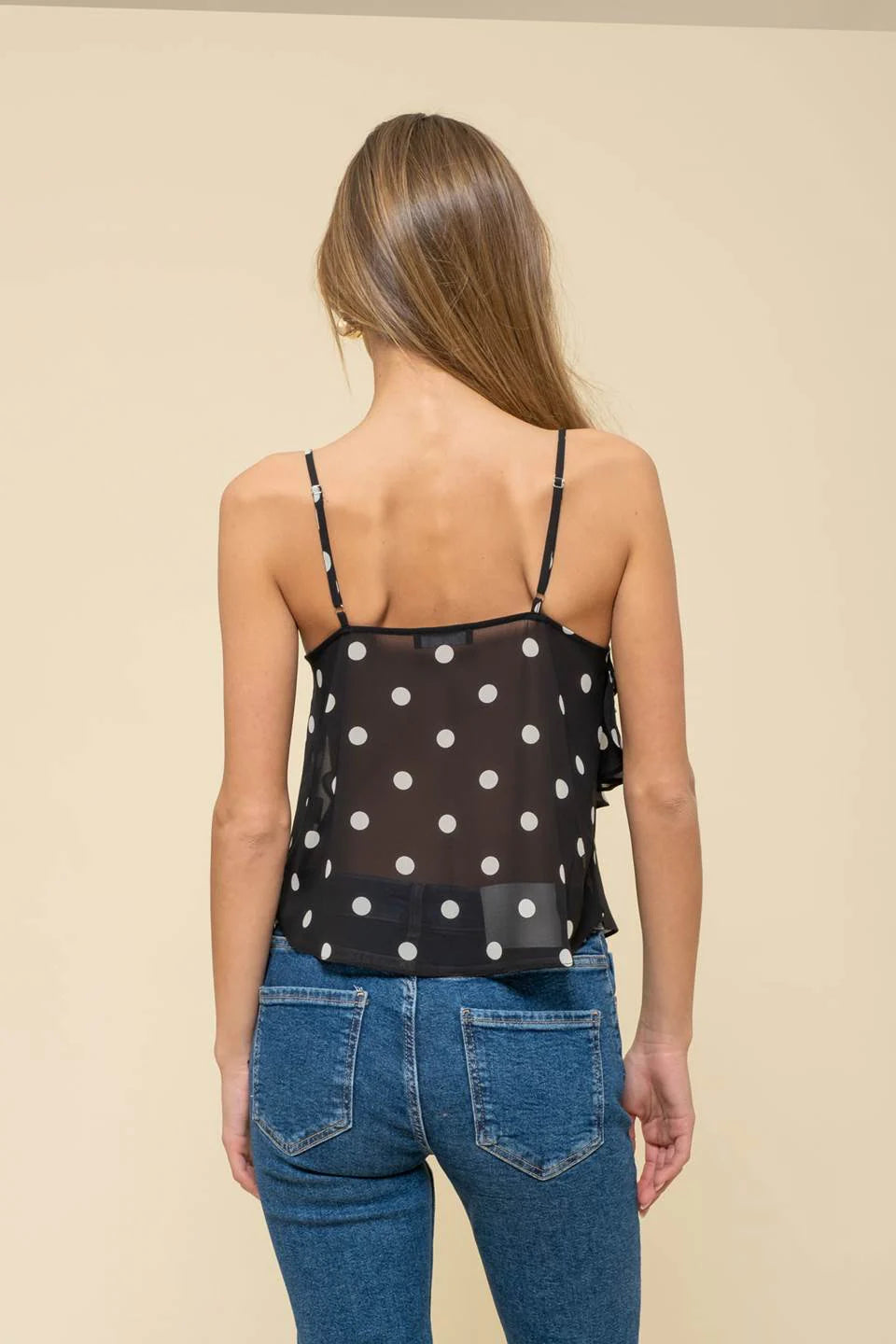 Spottie Dottie Wrap Tank Top