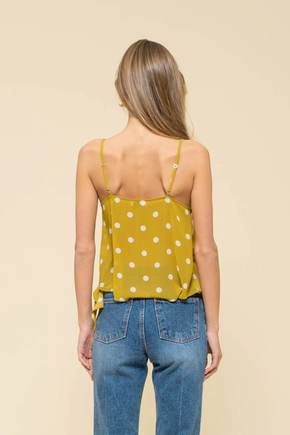 Spottie Dottie Wrap Tank Top